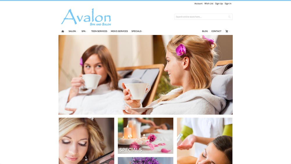 Imagine It Studios Client - Avalon Spa and Salon