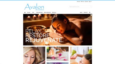 Avalon Spa and Salon | Website Design, Search Engine Optimization, Social Media Management, Content Management