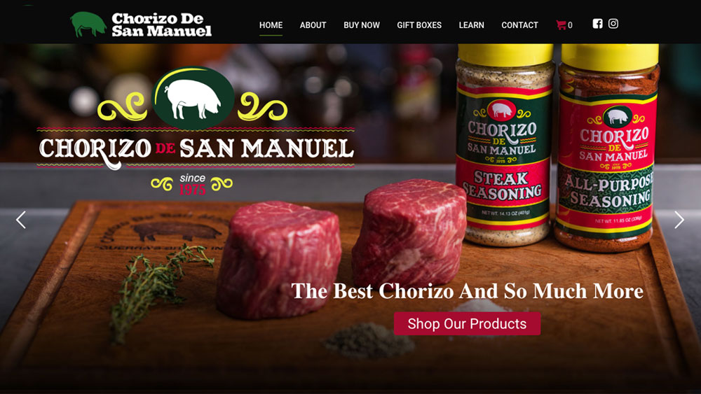 Imagine It Studios Client - Chorizo de San Manuel