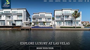 Las Velas Village | Website Design, Search Engine Optimization, Social Media Management, Content Management